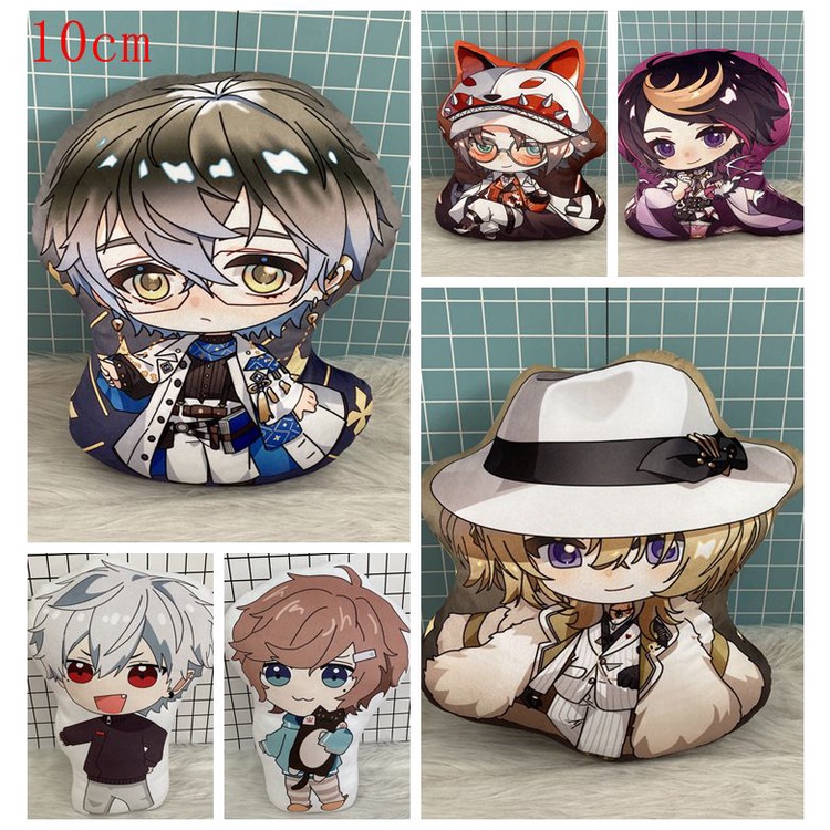 Vtuber Luxiem Plush Toy Móc Khóa Nhồi Bông Hình Nhân Vật Luca Kaneshiro Mysta Rias / Kuzuha / Vox Akuma / ShuYamino / Ike Eveland