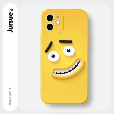 Ốp lưng JURSUE mềm chống sốc hoạt hình độc lạ ngầu  Cho iPhone 15 14 13 12 11 Pro Max SE 2020 X XR XS 8 7 ip 6S 6 Plus Y3027