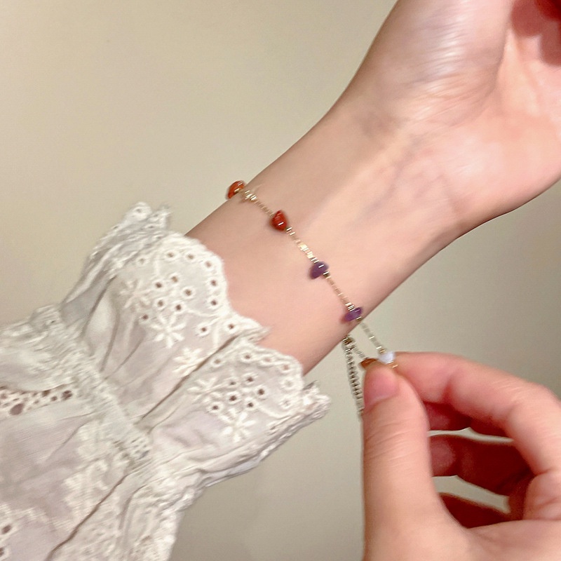 Vòng Cổ Choker Đính Đá Nhiều Màu Đơn Giản Thời Trang Mùa Hè Cho Nữ