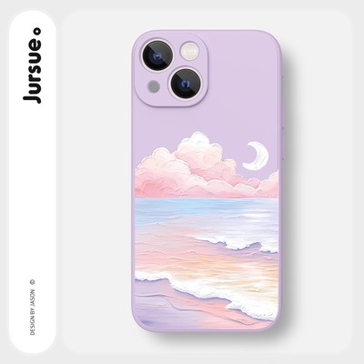 Ốp lưng JURSUE mềm chống sốc hình dễ thương đẹp độc lạ Cho iPhone 16 15 14 13 12 11 Pro Max SE 2020 X XR XS ip 8 7 Plus Y3016