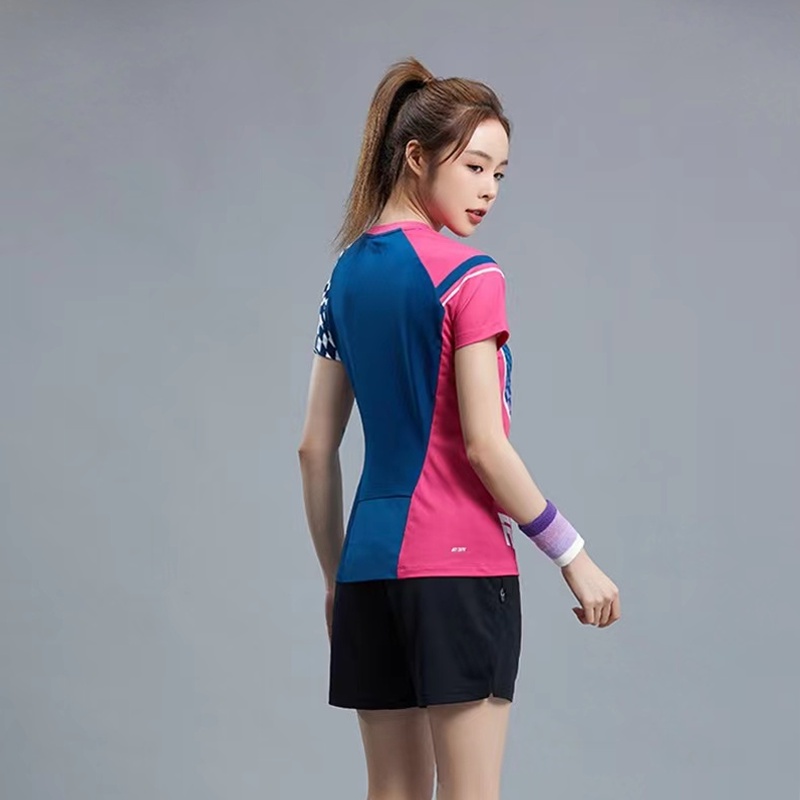 LI NING Áo Thun Thể Thao Cầu Lông Ngắn Tay Thoáng Khí Thời Trang 2023 3670
