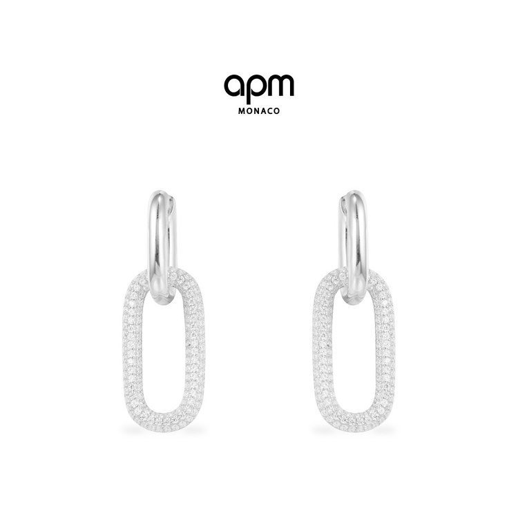 Khuyên Tai Dây Xích Monaco Bằng Bạc Cao Cấp Kiểu Mới Thích Hợp Làm Quà Tặng Cho Bạn Gái