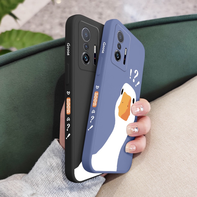 Ốp Điện Thoại Hình Vịt Dễ Thương Cho xiaomi mi 13t 12t 11t 10t pro lite mi 9t pro