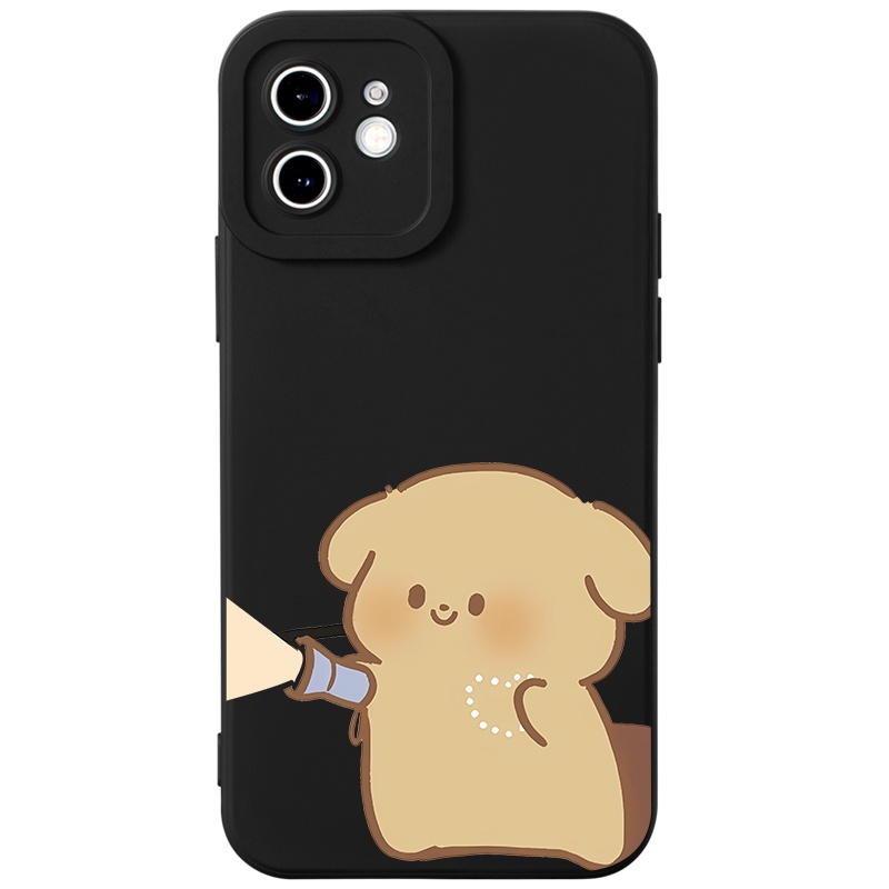 Ốp Điện Thoại JEERO hoạt hình cặp đôi dễ thương đẹp độc lạ Cho iPhone 14 13 12 11 Pro Max SE 2020 X XR XS 8 7 ip 6S 6 Plus kute HFF2569