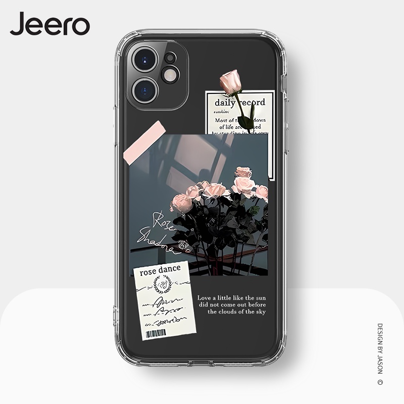 Ốp lưng JEERO chống bẩn ngộ nghĩnh ngầu độc lạ dễ thương đẹp mềm Cho iPhone 15 14 13 12 11 Pro Max SE 2020 X XR XS ip 8 7 Plus kute HFE1934
