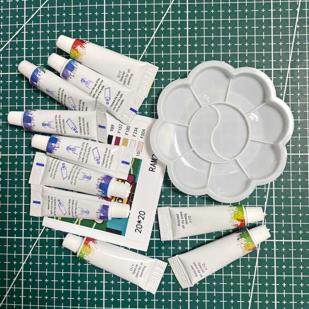 Bảng Màu Vẽ Tranh 8cm / 3.14 Inch Chất Lượng Cao