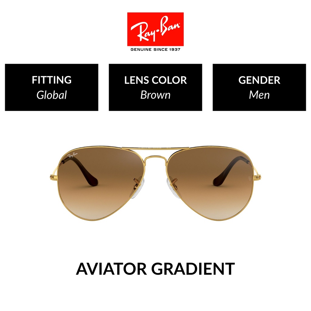 Mắt Kính Ray-Ban Aviator Large Metal - RB3025 001/51 - Kính mát