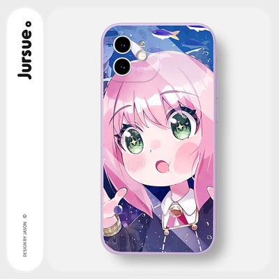 Ốp lưng JURSUE mềm chống sốc hoạt hình dễ thương đẹp Cho iPhone 16 15 14 13 12 11 Pro Max SE 2020 X XR XS ip 8 7 Plus kute Y3021