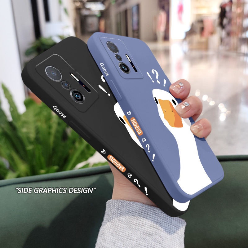 Ốp Điện Thoại Hình Vịt Dễ Thương Cho xiaomi mi 13t 12t 11t 10t pro lite mi 9t pro
