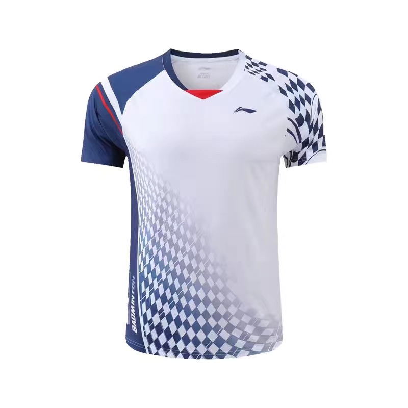 LI NING Áo Thun Thể Thao Cầu Lông Ngắn Tay Thoáng Khí Thời Trang 2023 3670