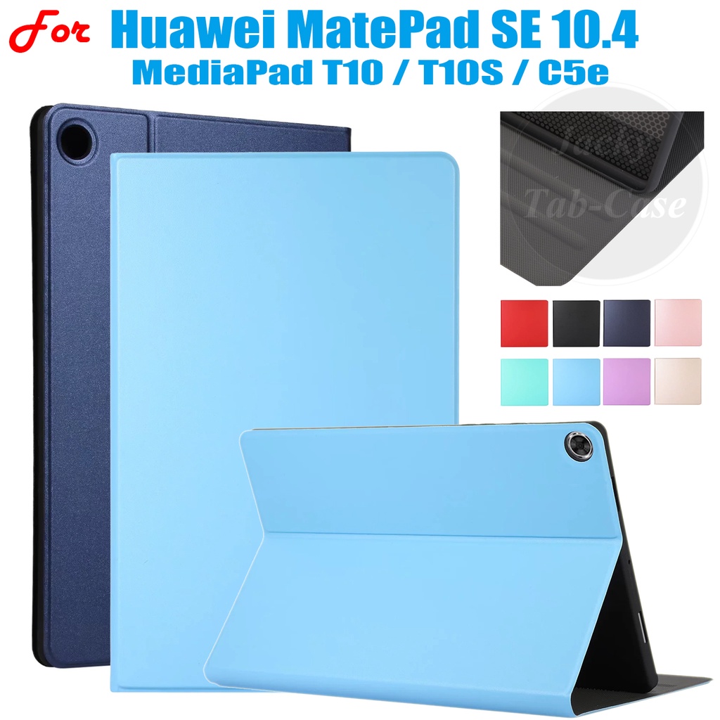 Bao Da Máy Tính Bảng Nắp Lật Cho Huawei MatePad SE 10.4 "C5e 10.1-inch MatePad T 10S T10s T10 9.7in AGS5-W09 AGS5-L09 BZI-W00 AGS3-L09 AGS3-W09
