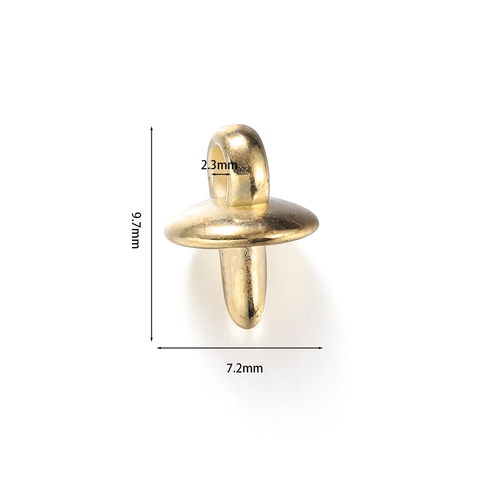 Set 100 Mặt Dây Chuyền Hình Mắt Cừu Bằng Đồng Thời Trang DIY