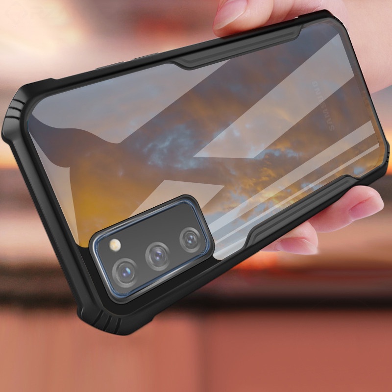 Ốp Điện Thoại Trong Suốt Có Túi Khí Chống Sốc Cho Samsung S20Fe / S20 Lite S20 U1tra S20 Plus S20 S10 5G S10 Pro / S10 Plus S10 4G