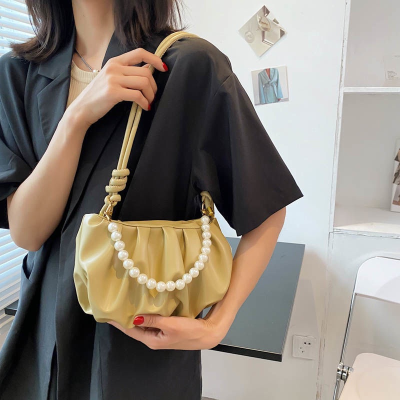 Túi Xách Đính Ngọc Trai Cao Cấp Thời Trang Theo Phong Cách Phương Tây Cho Nữ