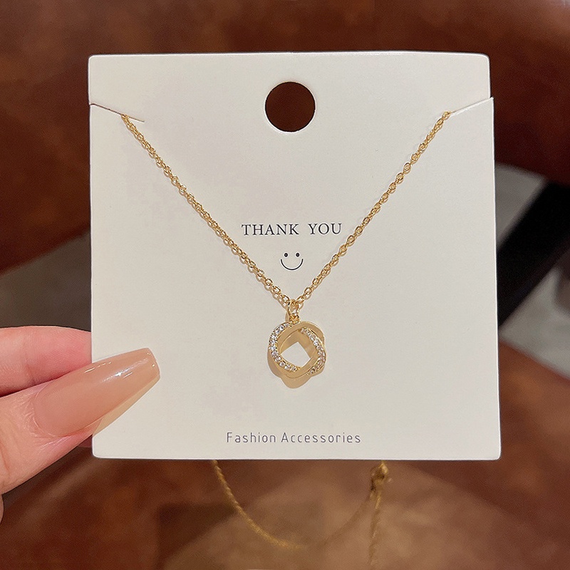 Vòng Cổ Choker Đính Kim Cương Giả Màu Vàng Độ Cảm Giác Cao Thời Trang