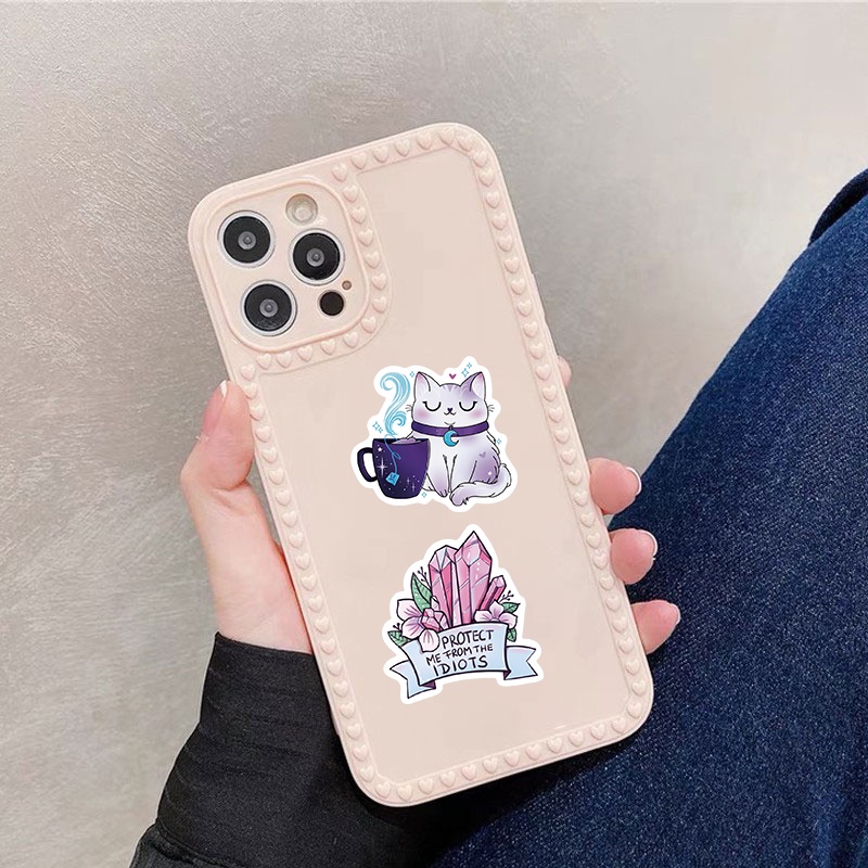 ❉ Set 03 Sticker Dán Trang Trí Phòng Đẹp Mắt ❉ Bộ 50 Sticker Chống Thấm Nước Họa Tiết Doodle Hợp Thời Trang