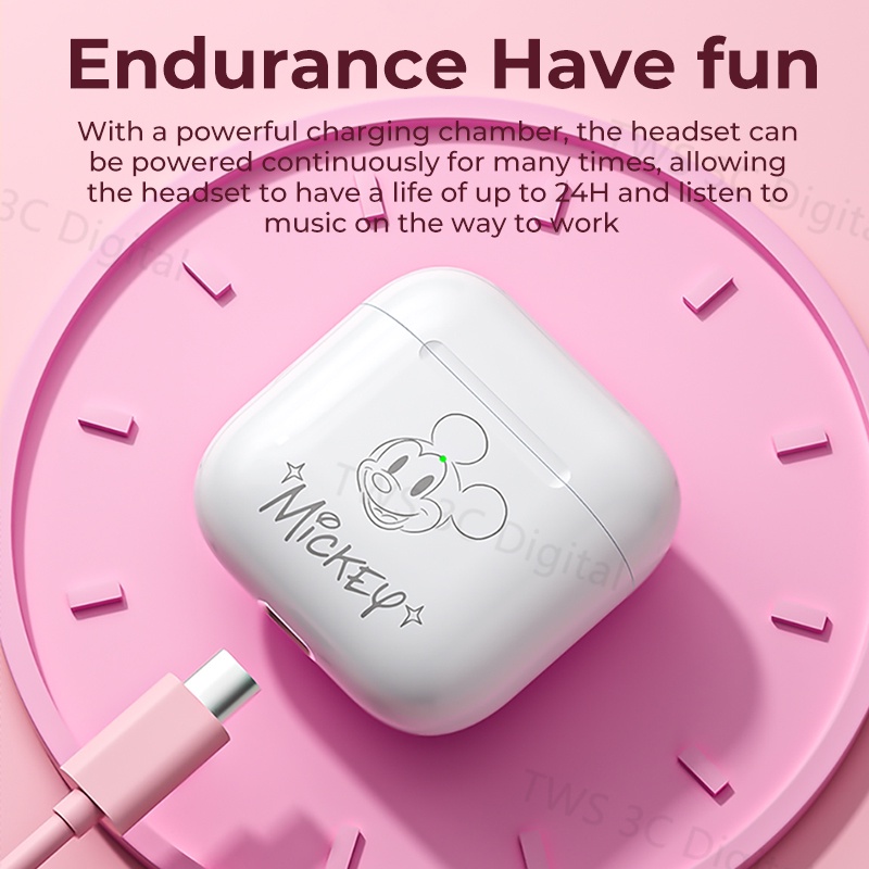 Disney FX-951B Tai nghe Bluetooth không dây âm thanh hifi có micro màn hình hd