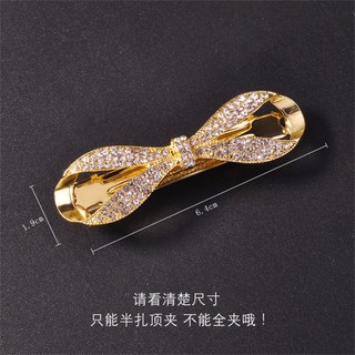 Kẹp Tóc Nơ Đính Đá Thời Trang Cho Nữ