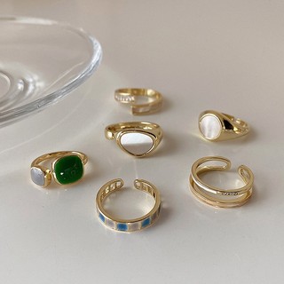 Nhẫn Hở Đính Đá Zircon Thời Trang Cho Nữ