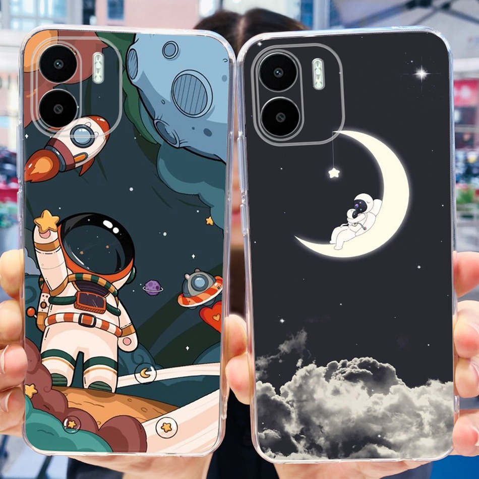 Ốp Điện Thoại Silicone TPU Mềm In Hình Khủng Long / Mèo Đáng Yêu Cho Xiaomi Redmi A2 2023 RedmiA2 4G