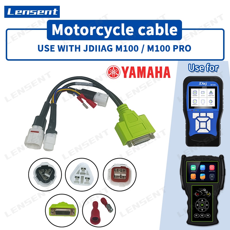 Máy dò xe máy YAMAHA 3pin 4pin JIDAG M100 M100 PRO M200 M300 chuyên dụng cáp xe máy YAMAHA M200 M300