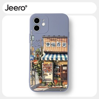 Ốp lưng JEERO mềm dễ thương đẹp độc lạ chống sốc Cho iPhone 14 13 12 11 Pro Max SE 2020 X XR XS 8 7 ip 6S 6 Plus kute HFF2647