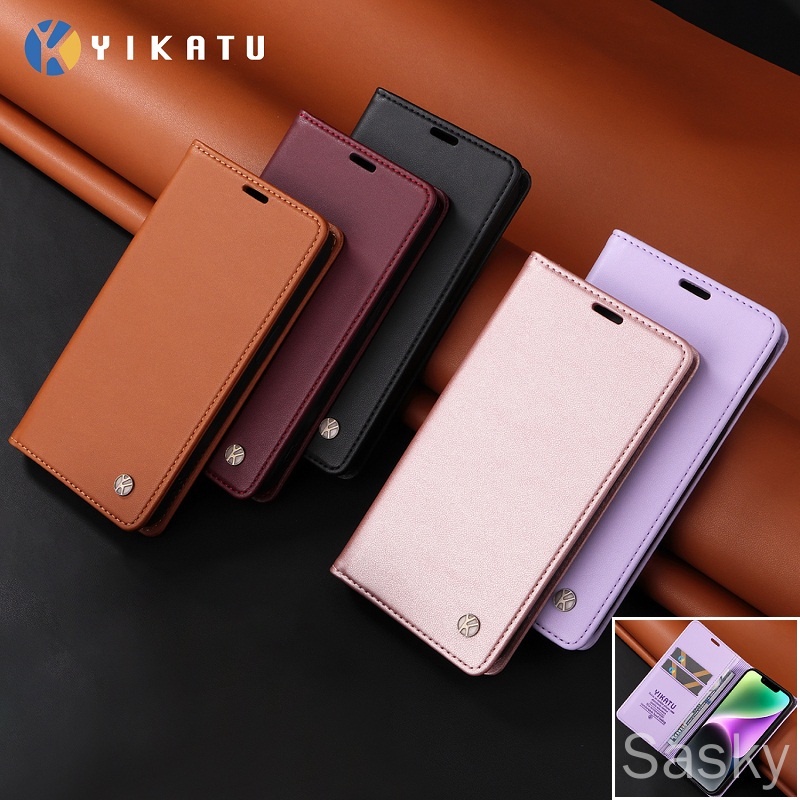 Ốp lưng ví Samsung A04 A14 A24 A34 A54 A42 A22 Bao da lật mạnh hơn Giá đỡ thẻ nam châm