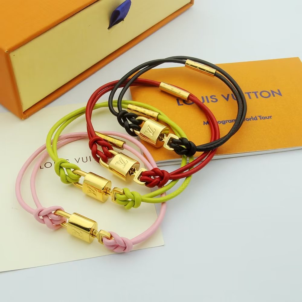 Vòng Tay Da Hai Lớp Mạ Bạc 925 Thời Trang