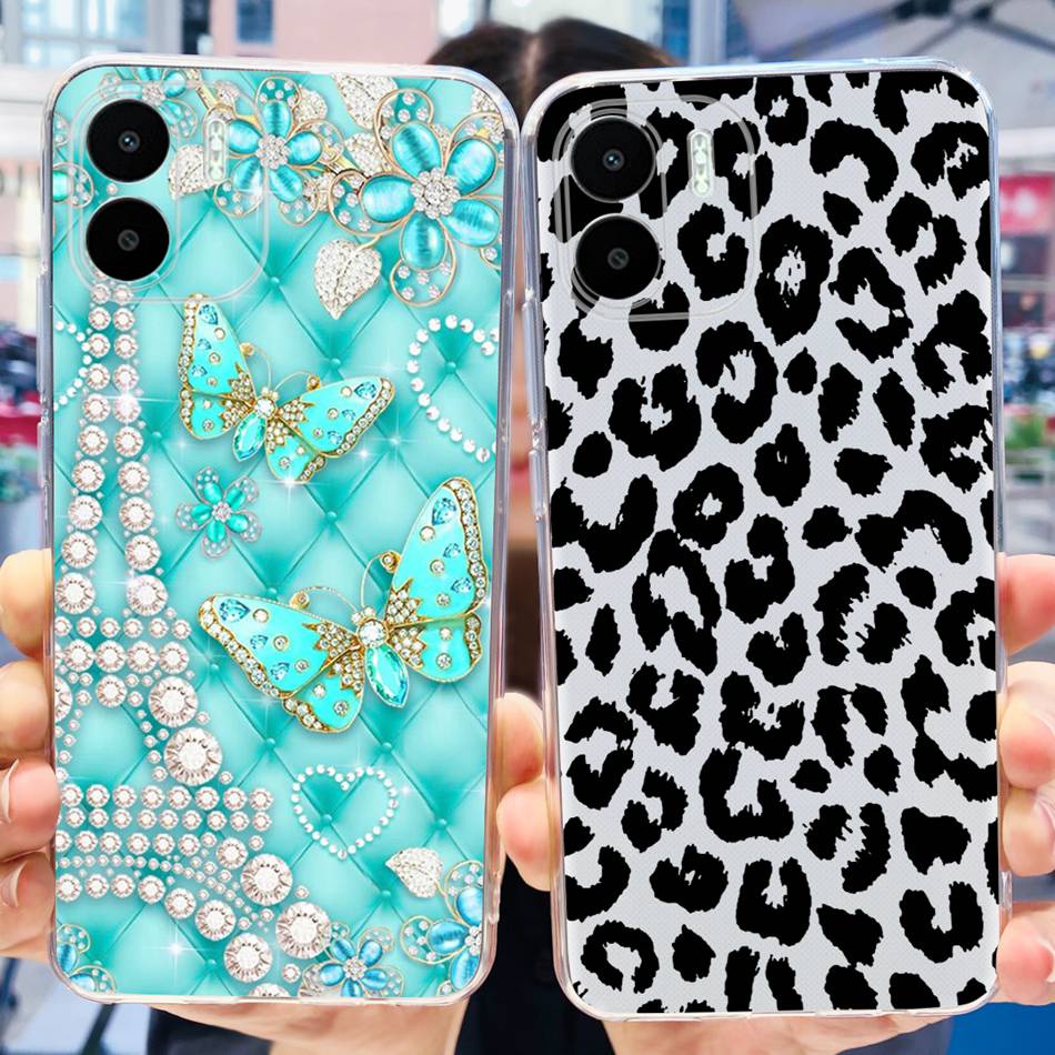 Ốp Điện Thoại Silicone TPU Mềm In Hình Khủng Long / Mèo Đáng Yêu Cho Xiaomi Redmi A2 2023 RedmiA2 4G