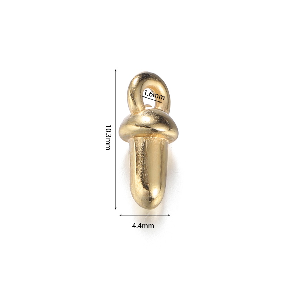 Set 100 Mặt Dây Chuyền Hình Mắt Cừu Bằng Đồng Thời Trang DIY