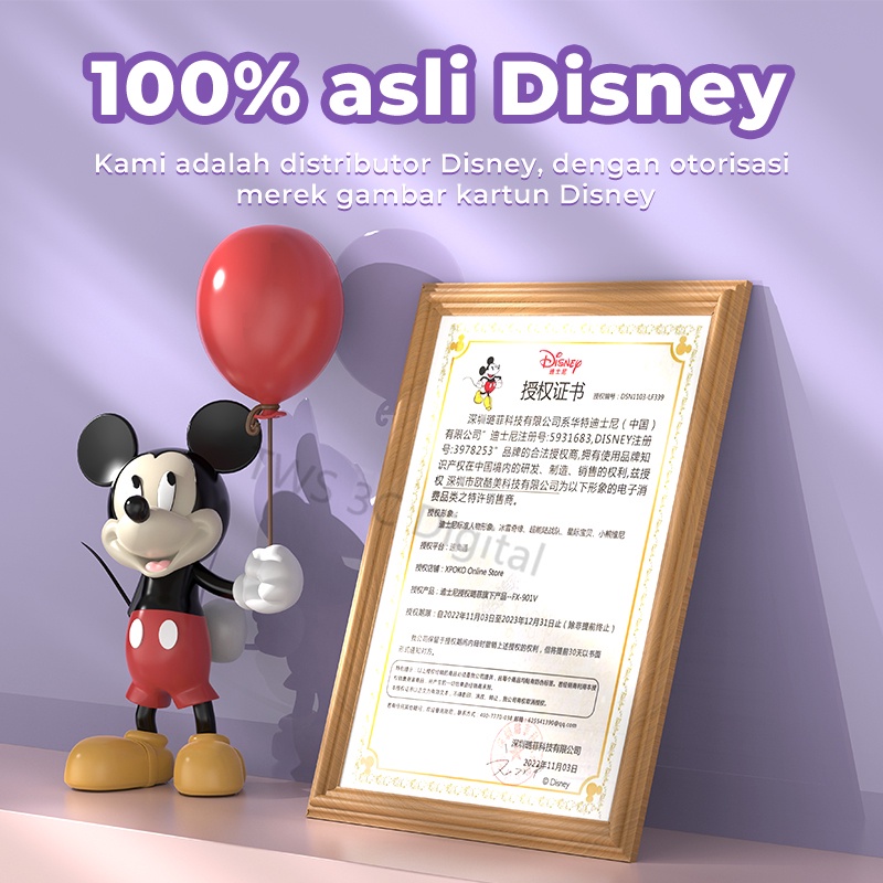 Disney FX-951B Tai nghe Bluetooth không dây âm thanh hifi có micro màn hình hd