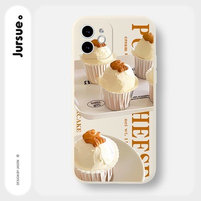 Ốp lưng JURSUE mềm chống sốc hình độc lạ dễ thương đẹp Cho iPhone 17 16 15 14 13 12 11 Pro Max SE 2020 X XR XS ip 8 7 Plus Y3048