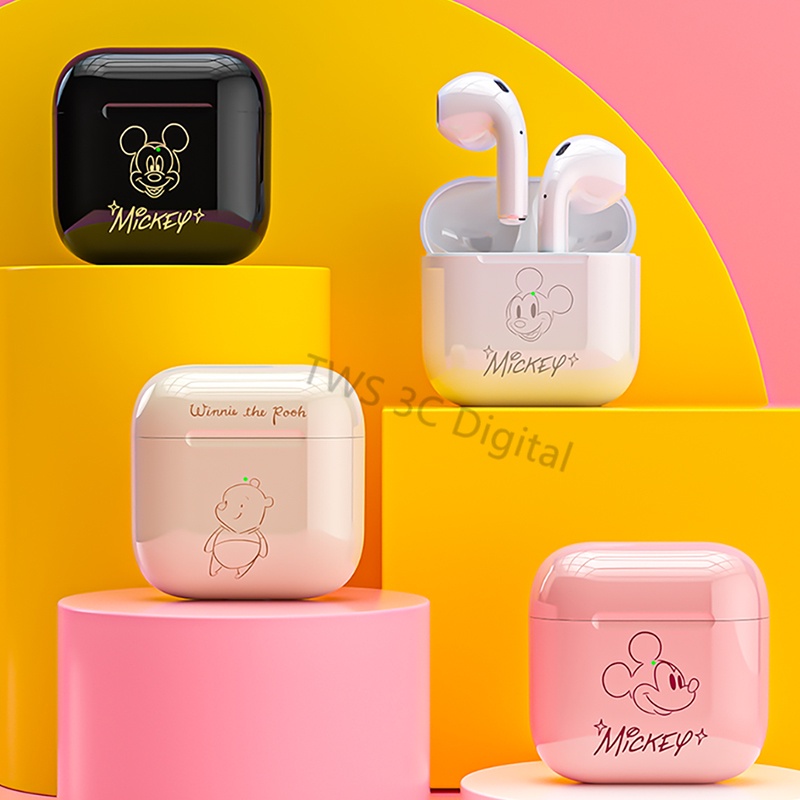 DISNEY Tai Nghe Không Dây Mini 5.3 Mini Bluetooth 5.3 TWS Mua 1 Tặng 1 Điện Thoại
