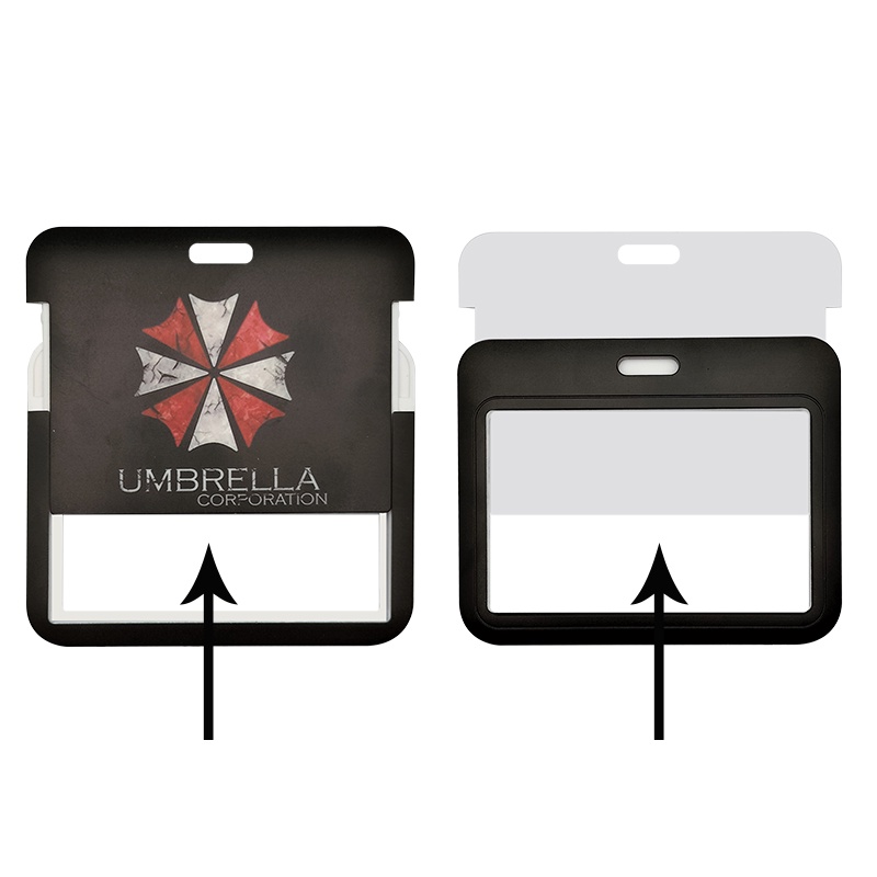 Resident-Evil Card Holder Neck Lanyard Vertical & Horizontal Styles ID Badge Card Protector For Phone Ring Keychain Sling