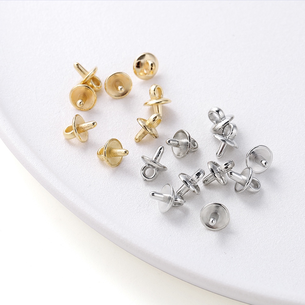 Set 100 Mặt Dây Chuyền Hình Mắt Cừu Bằng Đồng Thời Trang DIY