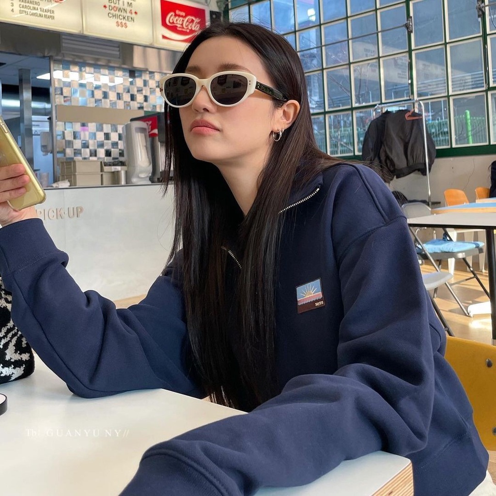 Kính Mát Mắt Mèo Y2K Phong Cách hip hop Thời Trang Hàn Quốc Cho Nam Và Nữ