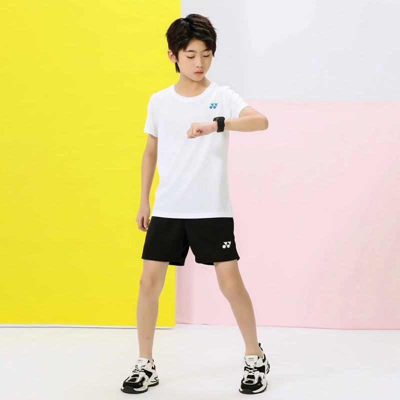Bộ Đồng Phục Chơi Cầu Lông / tennis / Áo Thun Yonex Thời Trang Cho Bé 3687