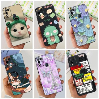 Ốp Điện Thoại Silicon Mềm Hình Khủng Long / Mèo Cho Infinix Smart 5 X657C / Smart 6 (3 / 64G) X657B / Smart6 (2 / 32G) X6511B