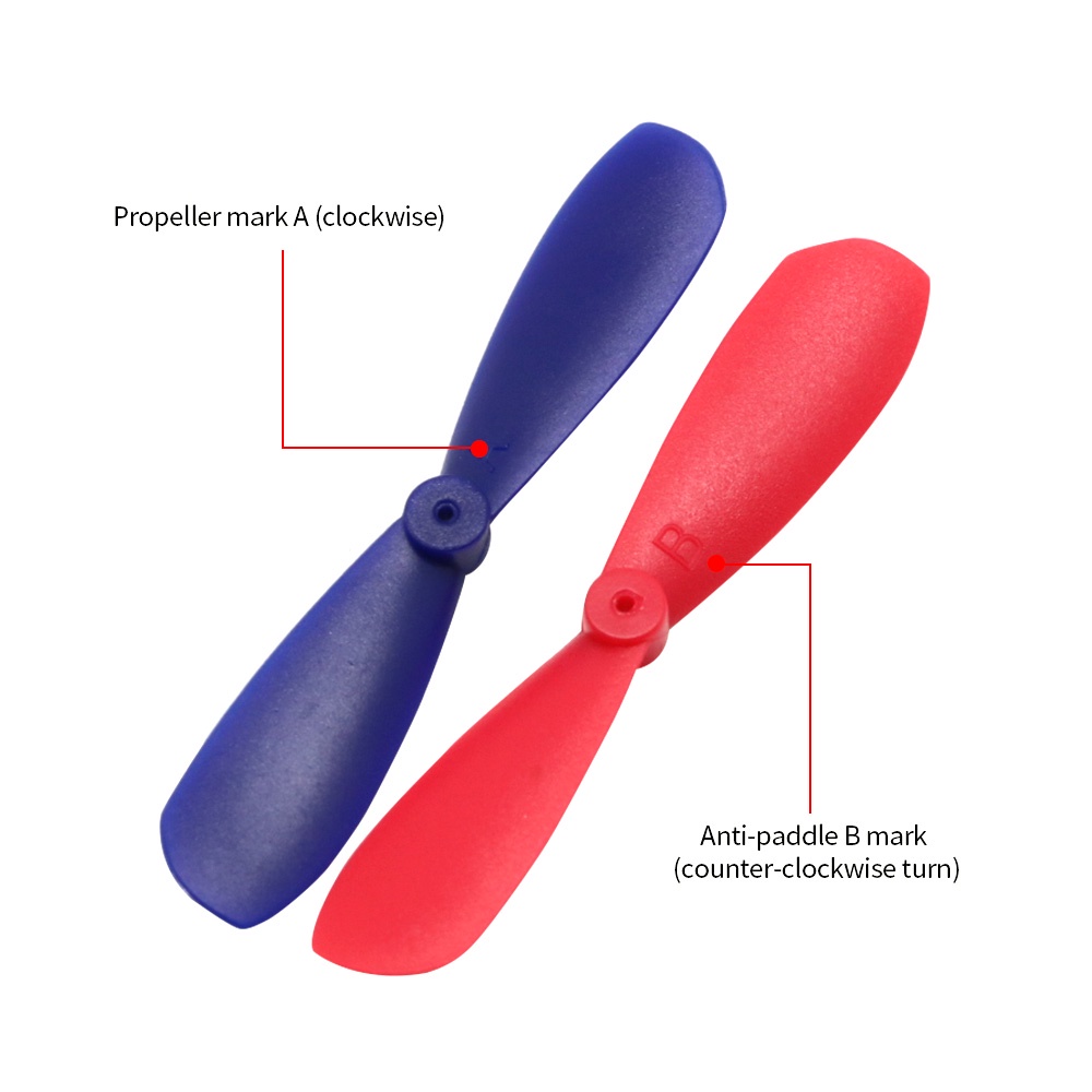 Set 5 Cặp Cánh Quạt CW CCW AB 46mm 4.6cm 0.8mm 1.0MM 716 615 720 Cho Máy Bay Điều Khiển Từ Xa