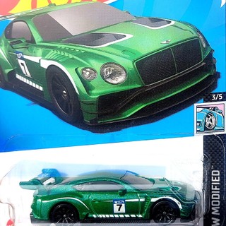 Hotwheels xe hơi thể thao bentley continental gt3 green 2023- hw chính hãng chất lượng cao