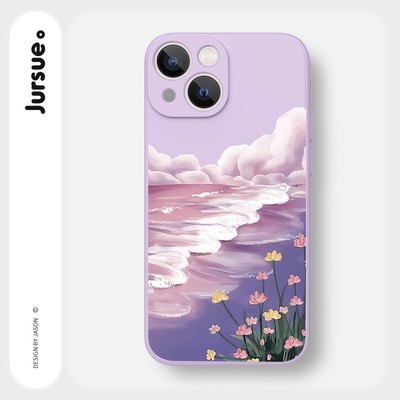 Ốp điện thoại JURSUE Y3077 in hình biển thích hợp cho iPhone 16 15 14 13 12 11 Pro Max SE 2020 X XR XS ip 8 7 Plus