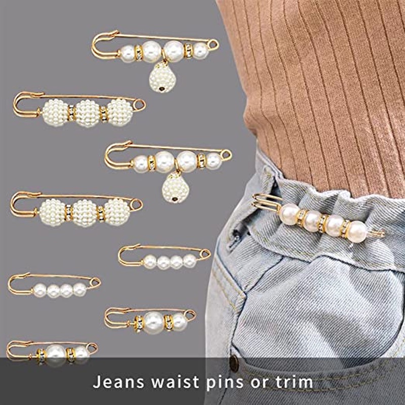 1 Huy Hiệu Cài Áo Đính Ngọc Trai Dễ Thương