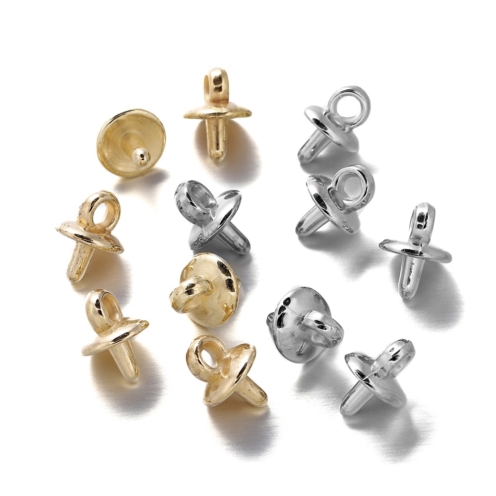 Set 100 Mặt Dây Chuyền Hình Mắt Cừu Bằng Đồng Thời Trang DIY