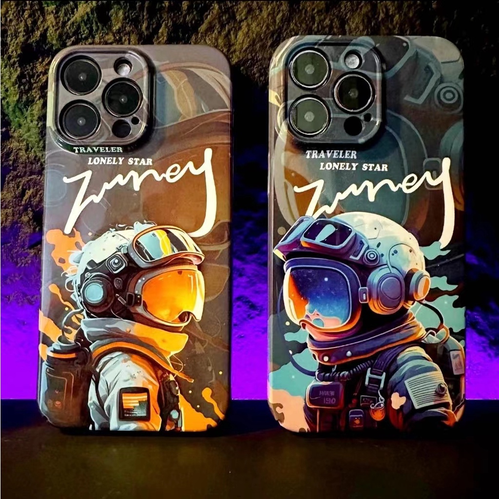 Ốp Điện Thoại PC Cứng Chống Rơi Hình Phi Hành Gia Cho iPhone 14 13 12 11 pro max 14 pro max 13 pro max 12 pro max 11