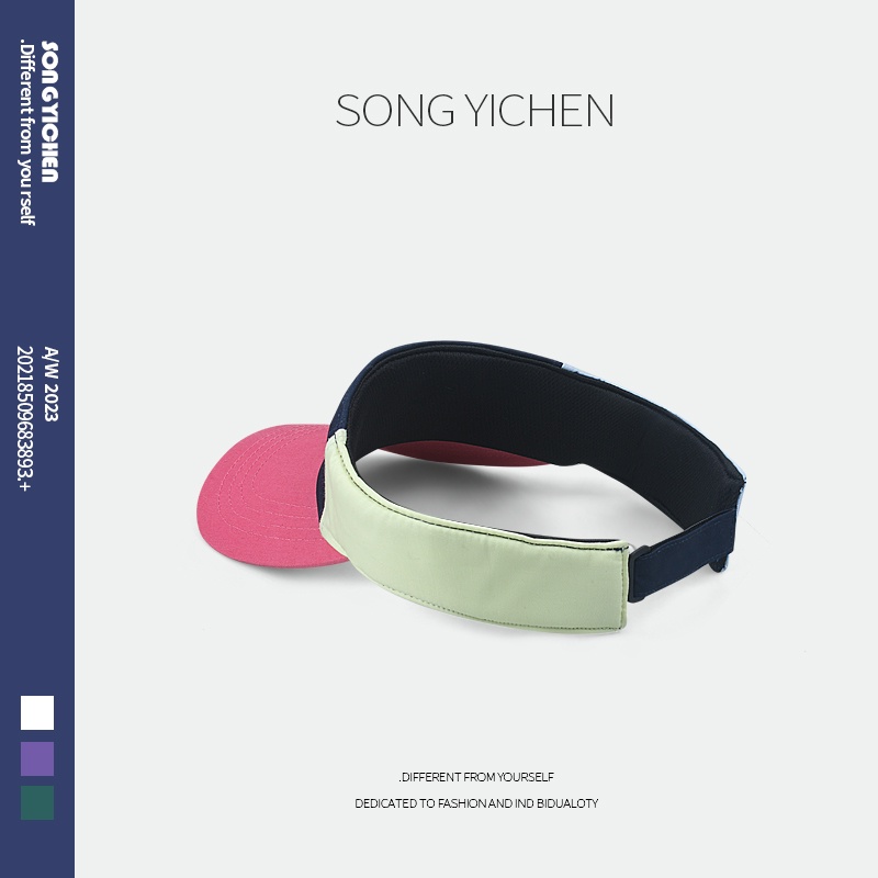 Mũ Lưỡi Trai Hở Chóp Chống Nắng Màu Sắc Thời Trang Mùa Hè Cho Nam Và Nữ