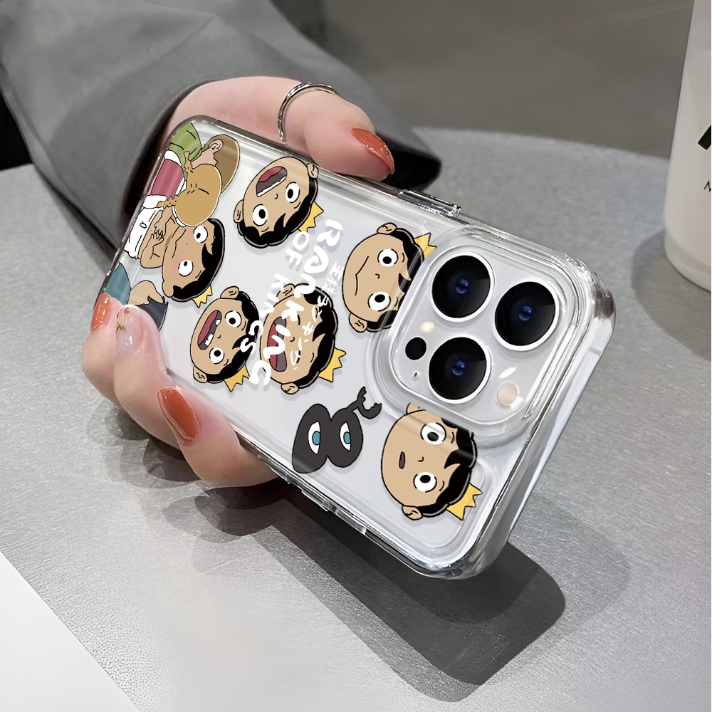 Ốp Điện Thoại Trong Suốt In Hình Hoạt Hình Nhiều Màu Sắc Cho iphone 14 pro max 11 13 12 7 8 Plus X XR XSMax