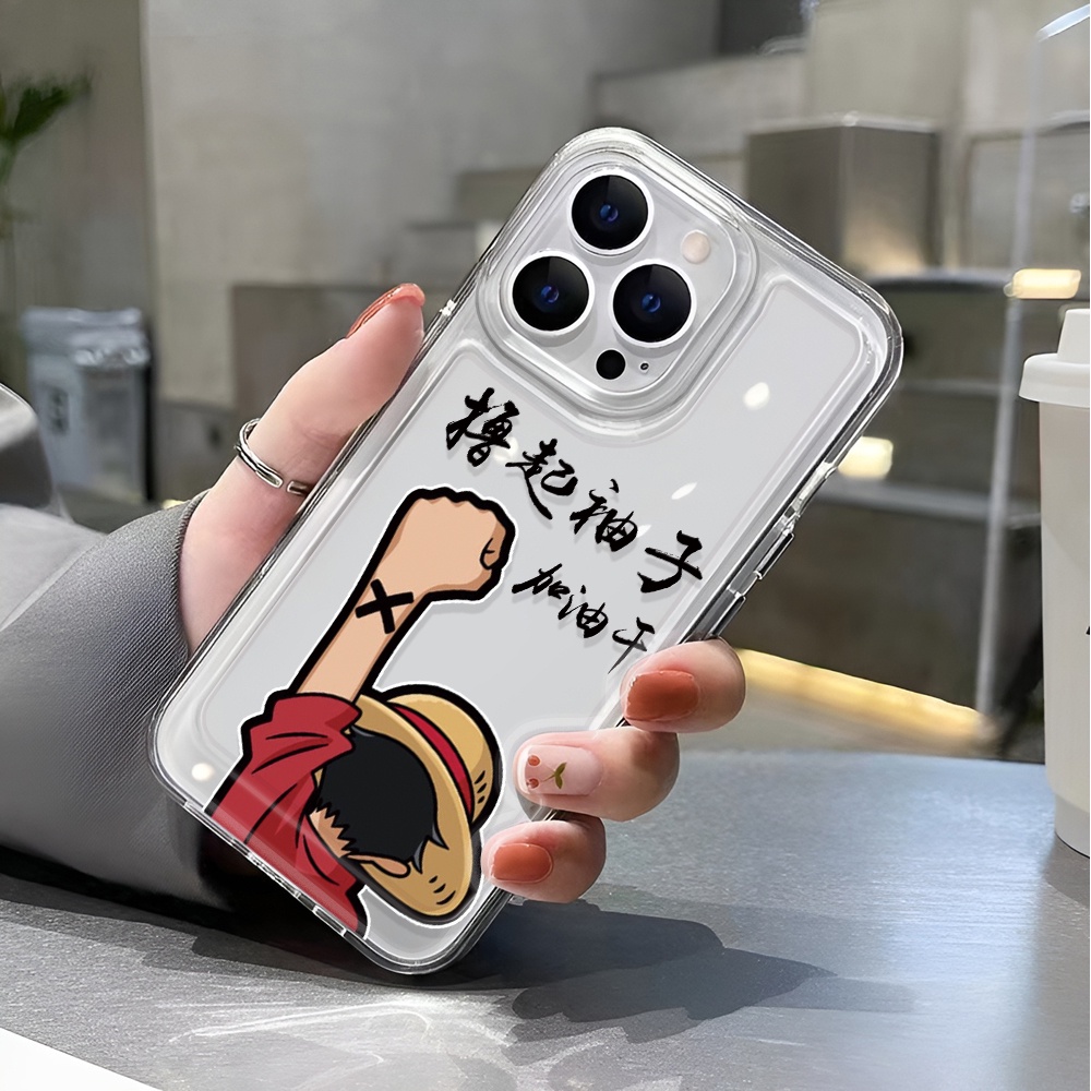 Ốp Điện Thoại Trong Suốt In Hình Lufei Cho iphone 14 pro max 11 13 12 7 8 Plus X XR XSMax