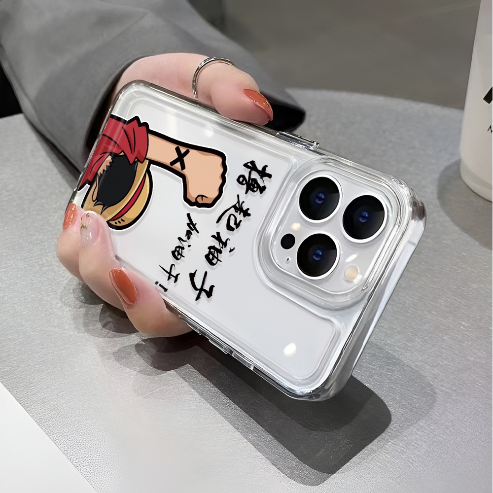 Ốp Điện Thoại Trong Suốt In Hình Lufei Cho iphone 14 pro max 11 13 12 7 8 Plus X XR XSMax