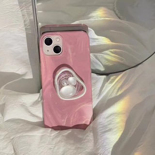 Ốp Điện Thoại Mềm Màu Hồng Đơn Giản Cho iPhone 14 14promax 14pro 12pro 11tpu 13pro