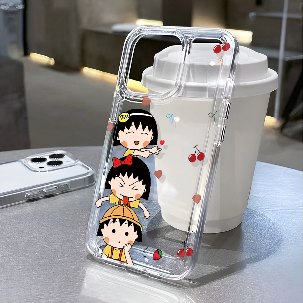 Ốp Điện Thoại Trong Suốt In Hình Trái Cherry Cho iphone 14 pro max 11 13 12 7 8 Plus X XR XSMax